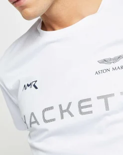 Homme Hackett London T-Shirts^T-Shirt Aston Martin Racing blanc