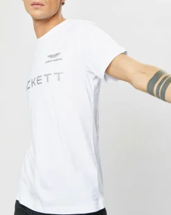 Homme Hackett London T-Shirts^T-Shirt Aston Martin Racing blanc