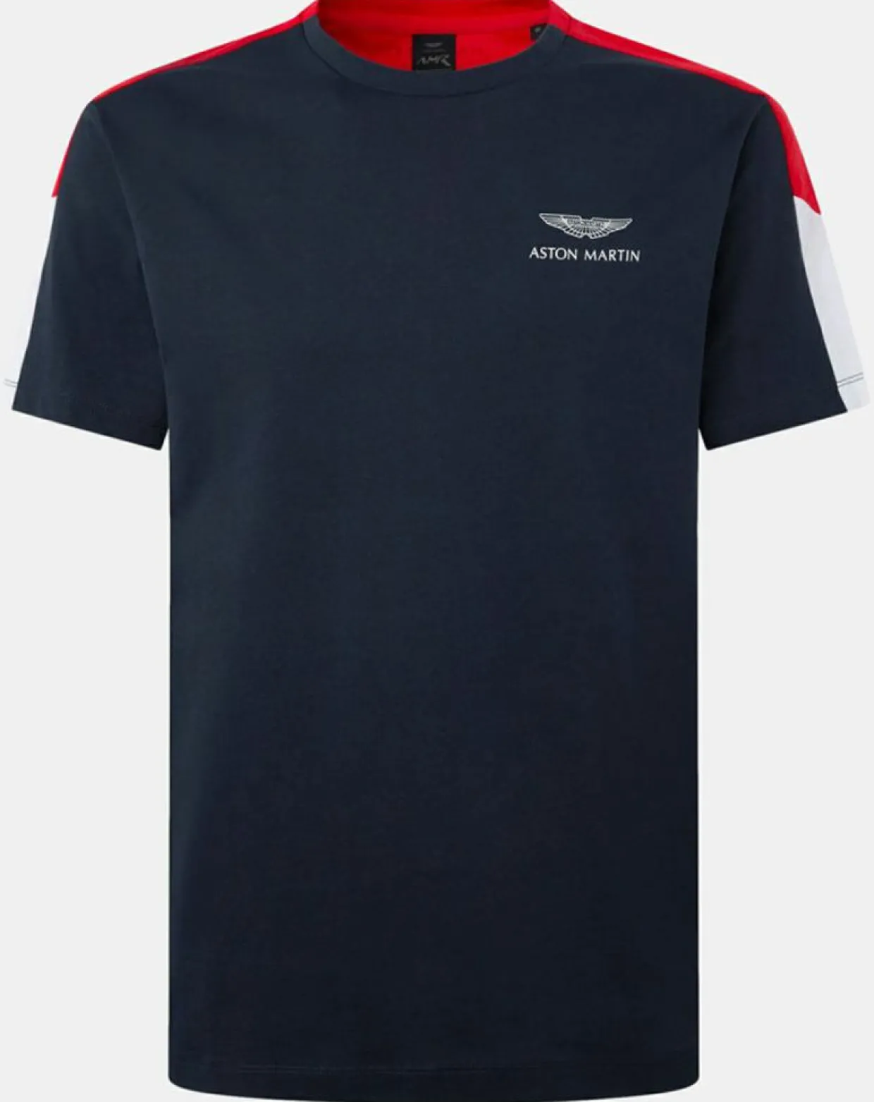 T-Shirt Bicolore Aston Martin Racing bleu/rouge-Hackett London Outlet