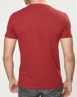 Homme Replay T-Shirts^T-Shirt Big Logo rouge