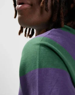 T-Shirt Blunt 3.0 rayé Ls vert/violet-Element Online