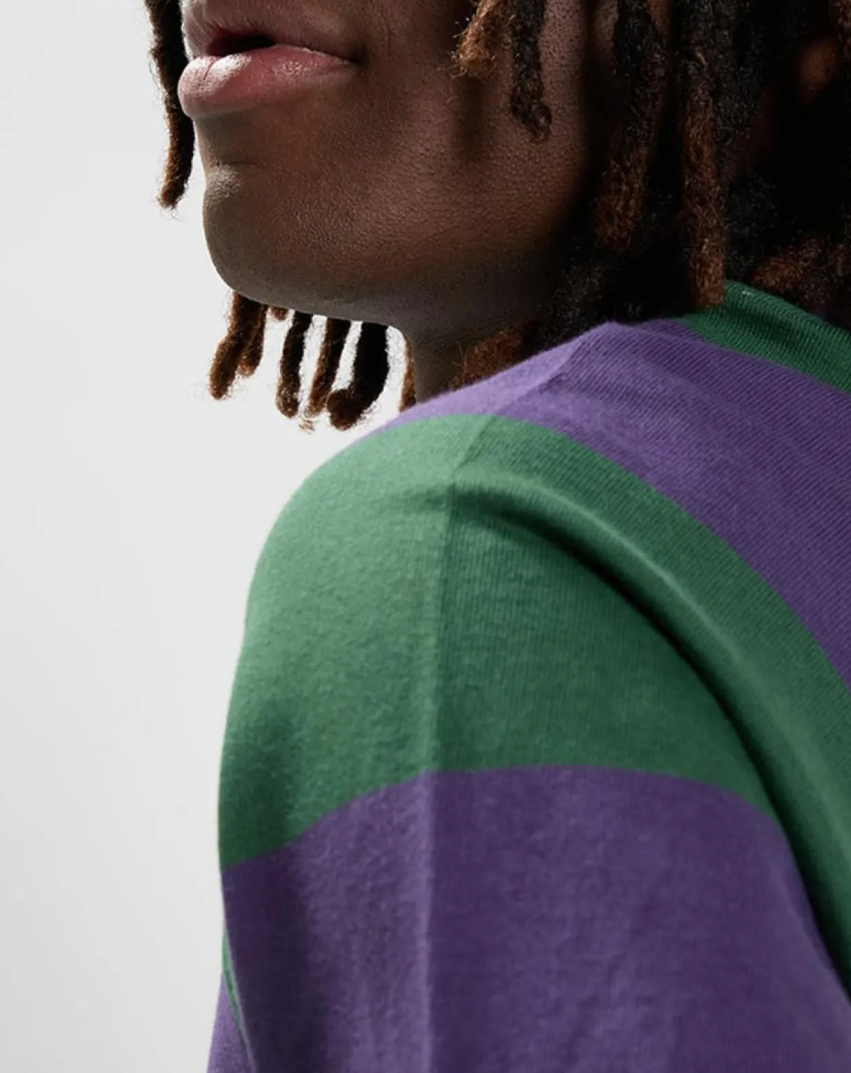 T-Shirt Blunt 3.0 rayé Ls vert/violet-Element Online