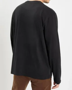 T-Shirt col rond Message noir-Marc O'Polo Online