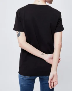 Femme John Galliano T-Shirts^T-Shirt Col v noir