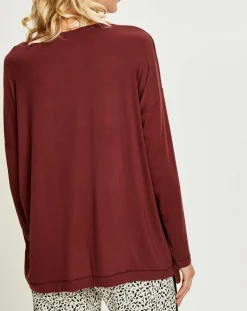 Femme Femilet Lingerie, Nuit^T-Shirt de pyjama acajou