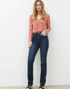 T-Shirt Doris à fleurs pêche-Caroll Sale