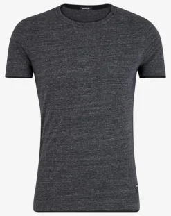 T-Shirt Double Col poche gris foncé-Replay Online