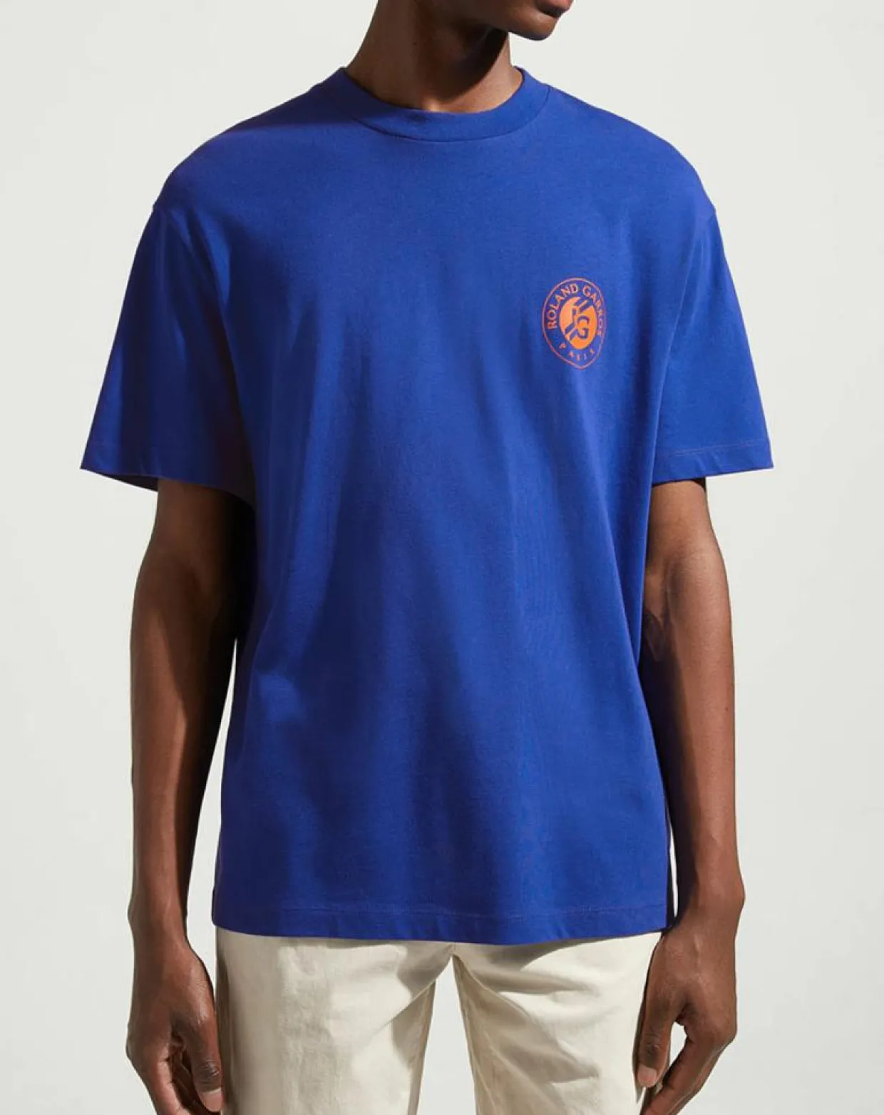 T-Shirt en Coton Bio Bloose rg mc bleu moyen-Galeries Lafayette Sale