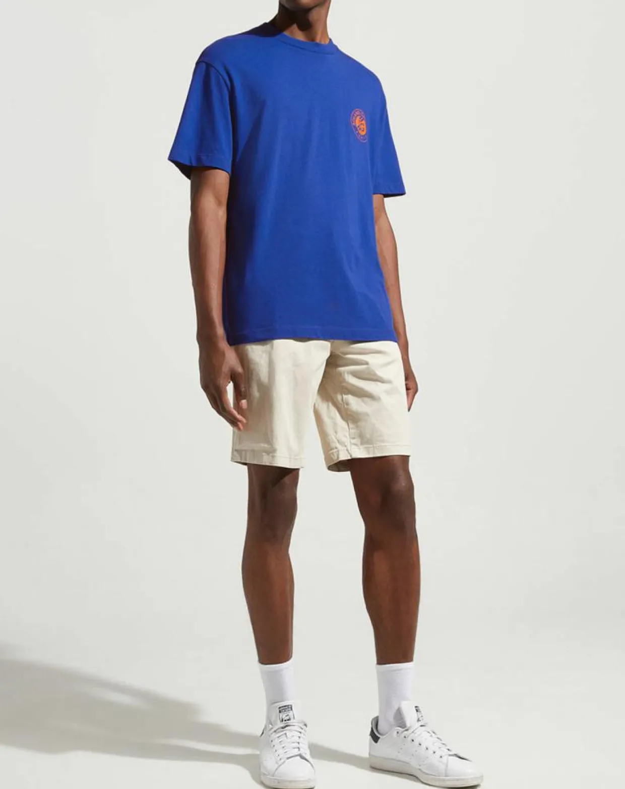 T-Shirt en Coton Bio Bloose rg mc bleu moyen-Galeries Lafayette Sale