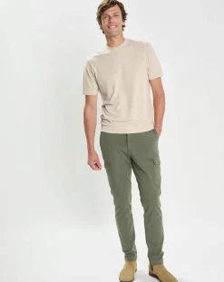 T-Shirt en Jersey beige-Hackett London New