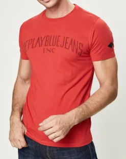 Homme Replay T-Shirts^T-Shirt Gfg Logo rouge