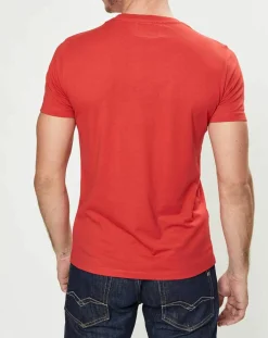 Homme Replay T-Shirts^T-Shirt Gfg Logo rouge