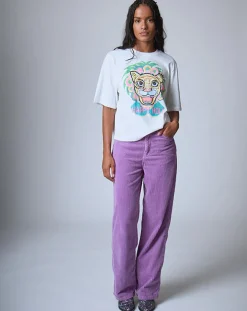 Femme Manoush T-Shirts^T-Shirt Happy Holi blanc
