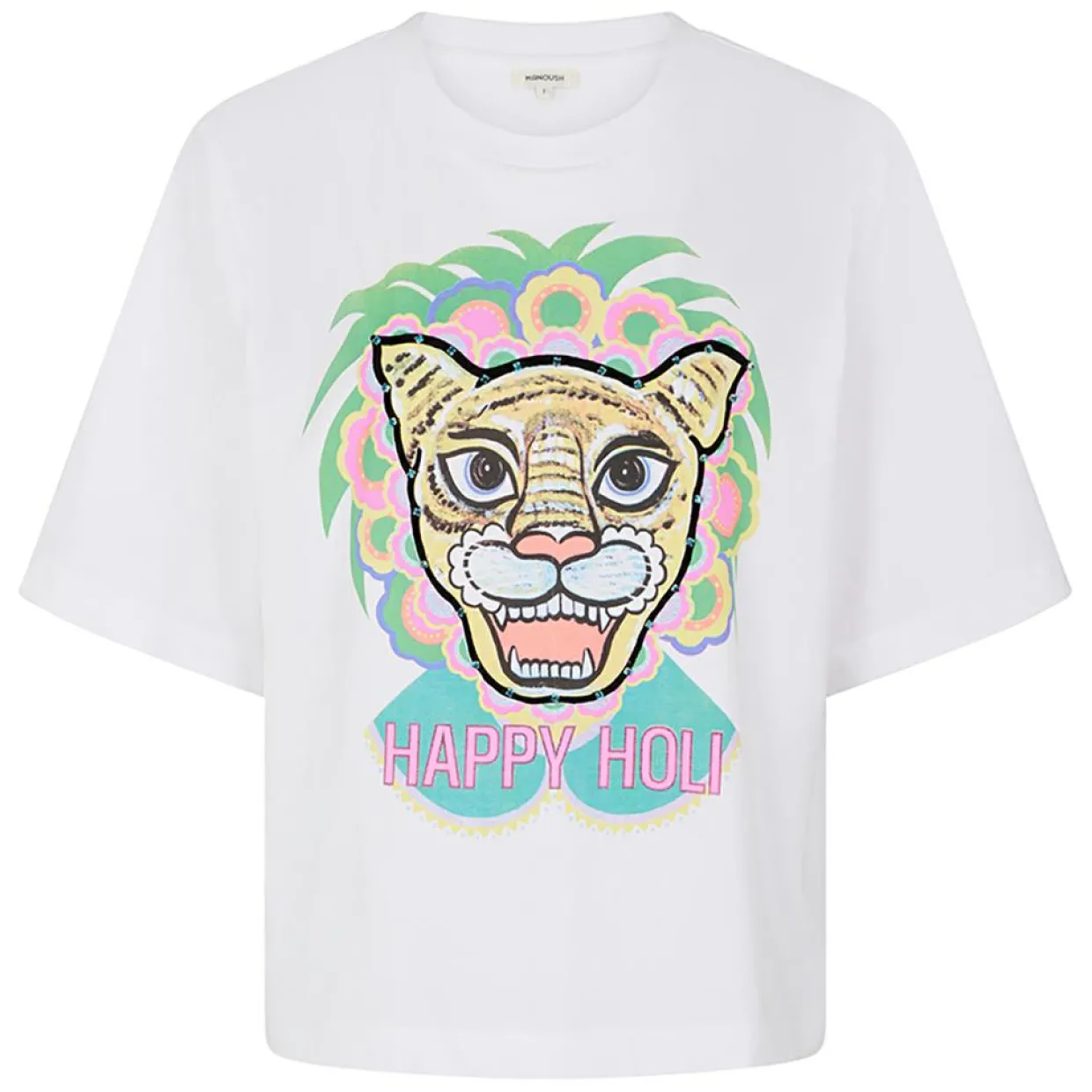 Femme Manoush T-Shirts^T-Shirt Happy Holi blanc