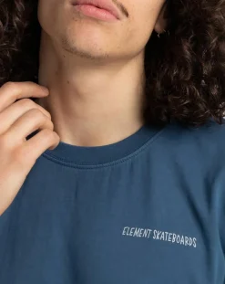 T-Shirt Illusion bleu moyen-Element Sale