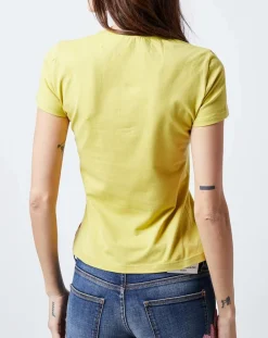 T-Shirt imprimé drapeau jaune-John Galliano Sale