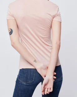 T-Shirt imprimé rose saumon-John Galliano Online