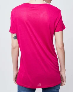 Femme John Galliano T-Shirts^T-Shirt imprimé rose/multicolore