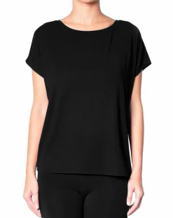 T-Shirt Jeanne noir-Huit Sale