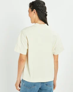 T-shirt jersey lourd écru-Marc O'Polo Online