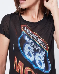 T-Shirt noir-John Galliano Sale