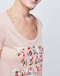 Femme John Galliano T-Shirts^T-Shirt rose pâle