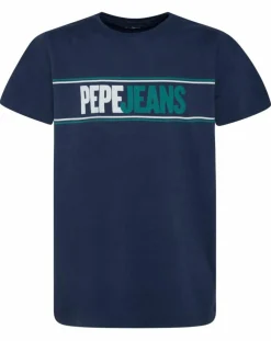 Homme Pepe Jeans T-Shirts^T-Shirt Kelian bleu marine