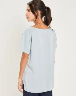Femme Yerse T-Shirts^T-Shirt Lane gris bleu
