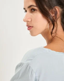 Femme Yerse T-Shirts^T-Shirt Lane gris bleu