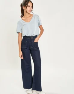 Femme Yerse T-Shirts^T-Shirt Lane gris bleu