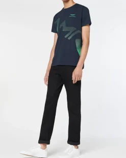 T-Shirt Logo Aston Martin Racing bleu marine-Hackett London Hot