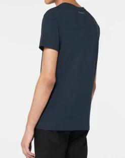 T-Shirt Logo Aston Martin Racing bleu marine-Hackett London Hot