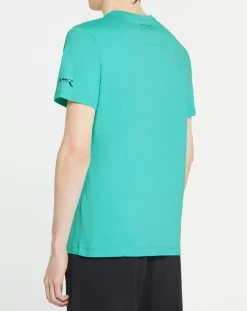 Homme Hackett London T-Shirts^T-Shirt Logo Aston Martin Racing turquoise