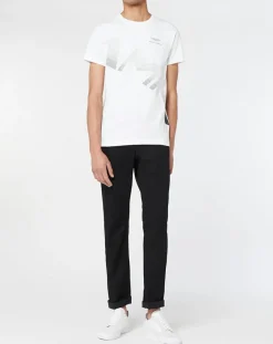 Homme Hackett London T-Shirts^T-Shirt Logo Aston Martin Racing blanc