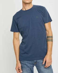 T-Shirt Logo bleu marine-Hackett London Outlet