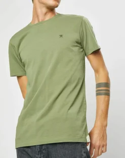 Homme Hackett London T-Shirts^T-Shirt Logo kaki
