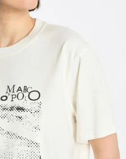 Femme Marc O'Polo T-Shirts^T-Shirt logo mop blanc