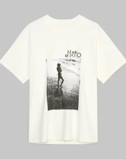 Femme Marc O'Polo T-Shirts^T-Shirt logo mop blanc