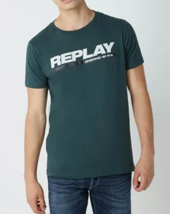 T-Shirt Logo vert-Replay