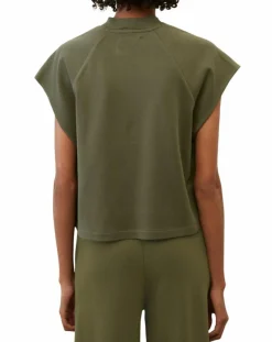 Femme Marc O'Polo T-Shirts^T-Shirt loose Crop kaki