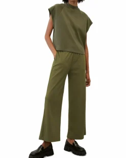 Femme Marc O'Polo T-Shirts^T-Shirt loose Crop kaki