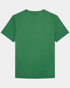 Homme Hackett London T-Shirts^T-Shirt manches courtes Aston Martin Racing Embossé vert clair