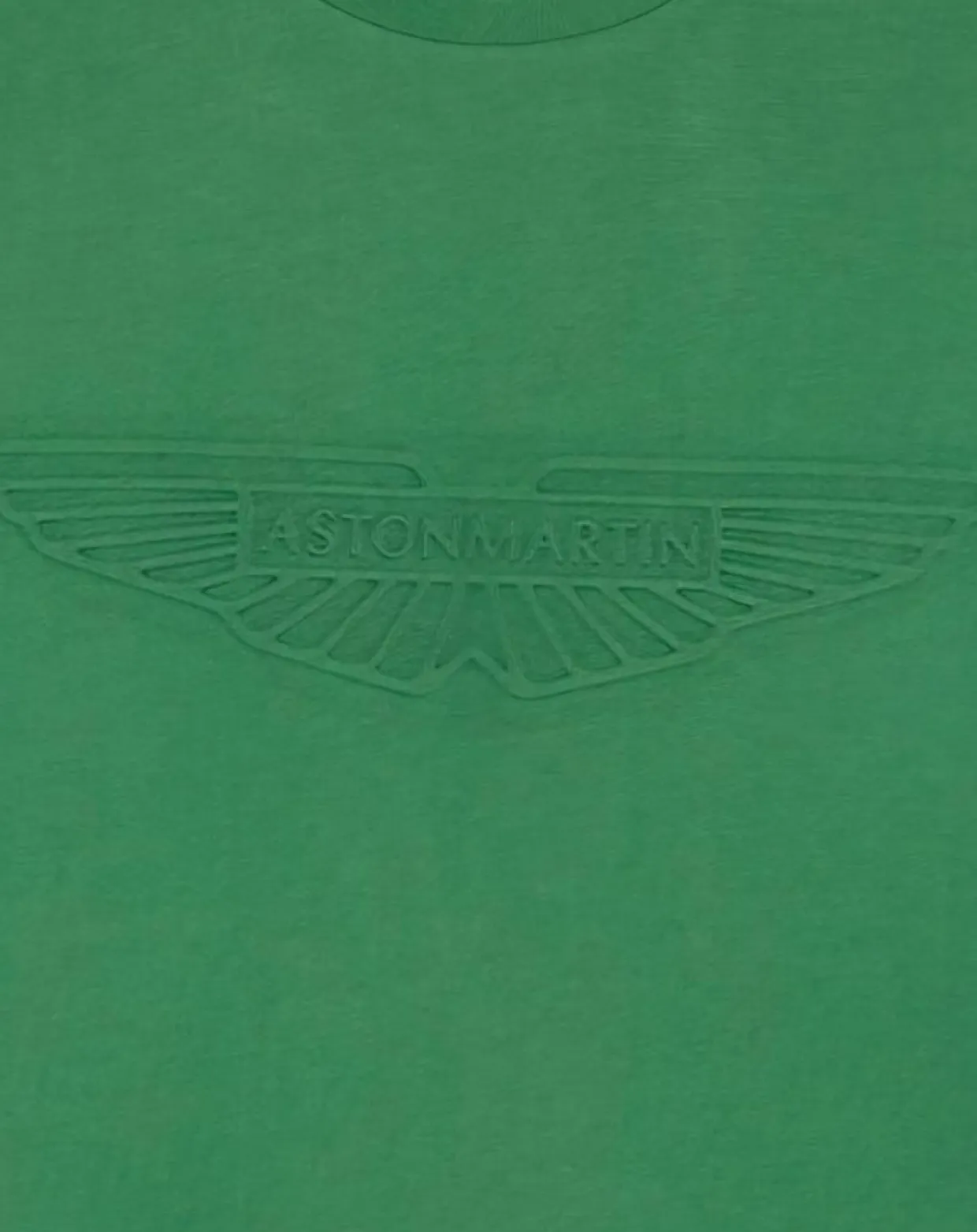Homme Hackett London T-Shirts^T-Shirt manches courtes Aston Martin Racing Embossé vert clair