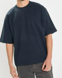 Homme Marc O'Polo T-Shirts^T-Shirt manches courtes Col Rd Oversize bleu marine