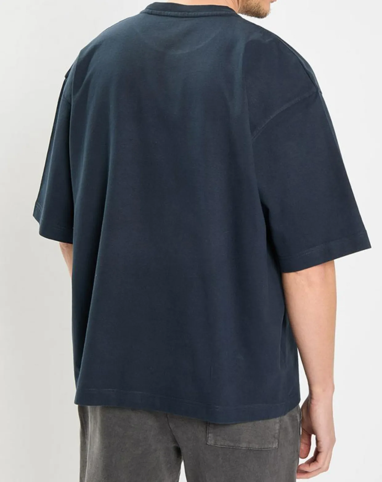 Homme Marc O'Polo T-Shirts^T-Shirt manches courtes Col Rd Oversize bleu marine