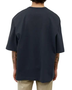 Homme Marc O'Polo T-Shirts^T-Shirt manches courtes Col Rd Oversize bleu marine