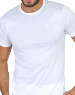 Homme Mare T-Shirts^T-Shirt manches courtes Coton blanc
