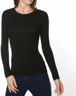 T-Shirt Manon en Micromodal noir-Mare Hot