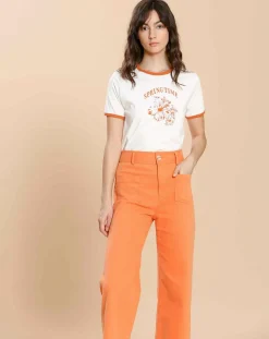 T-Shirt Martha orange-The Korner Online