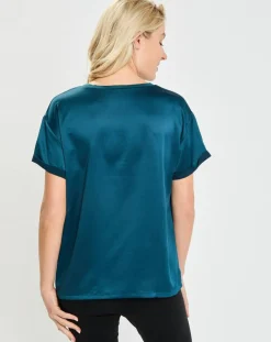 T-Shirt Nassima bleu ming-Passionata New